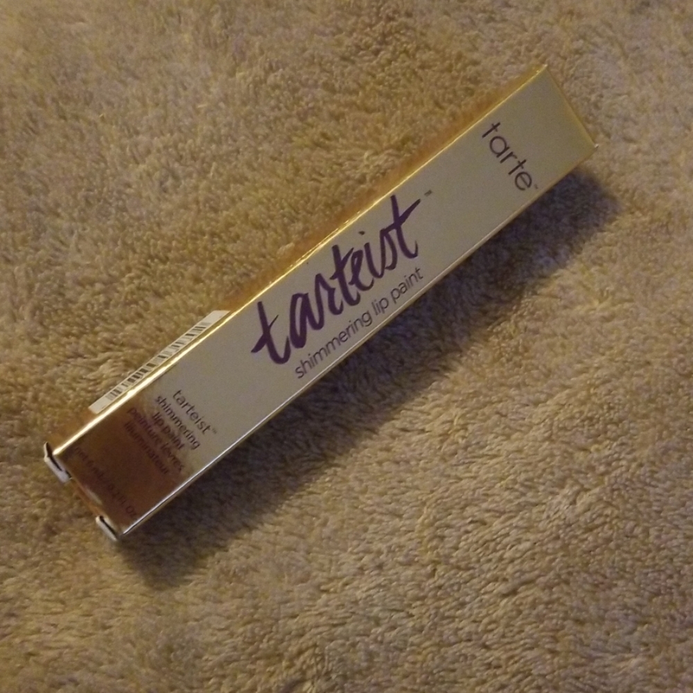 Tarteist shimmering lip paint strike gold